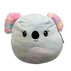 Original Squishmallows Kellytoy Koala Plush Pillow With Rainbow Ears READ